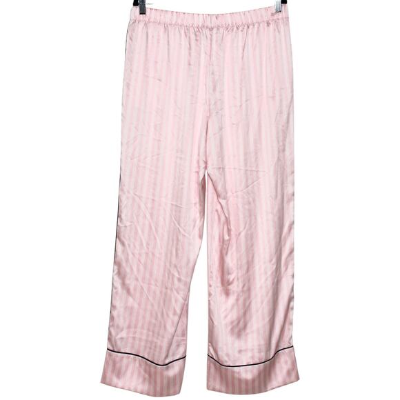 Victoria's Secret Satin PJ Pant Striped Pink L NWT - Picture 6 of 6